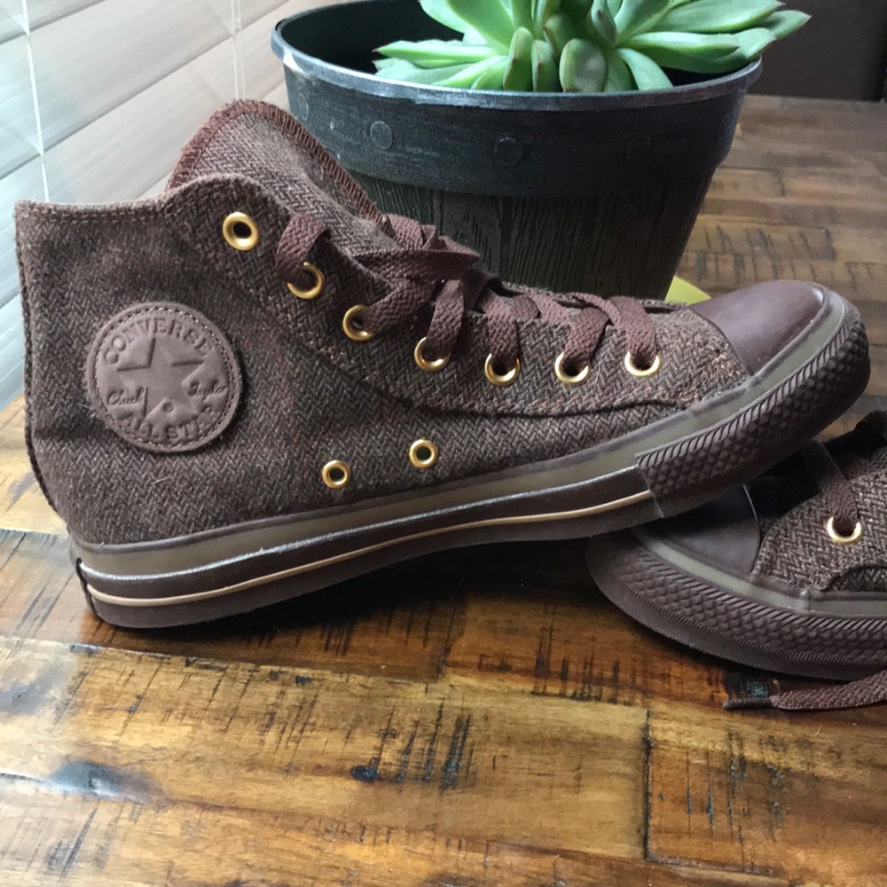 Converse vintage tweed brown  unisex m6 or w8